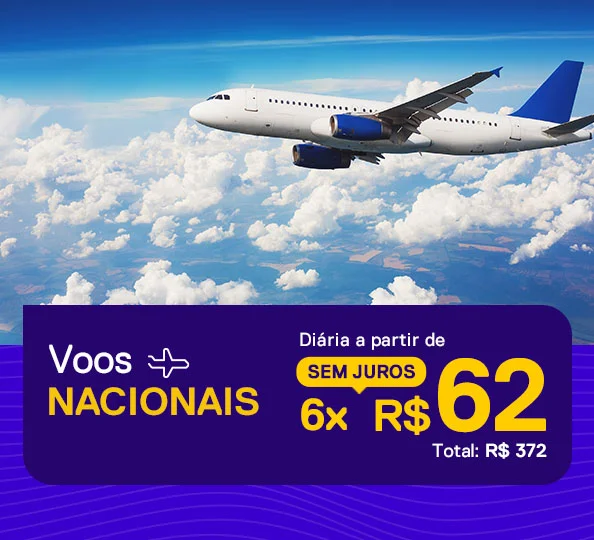 Voos Nacionais - 20% OFF